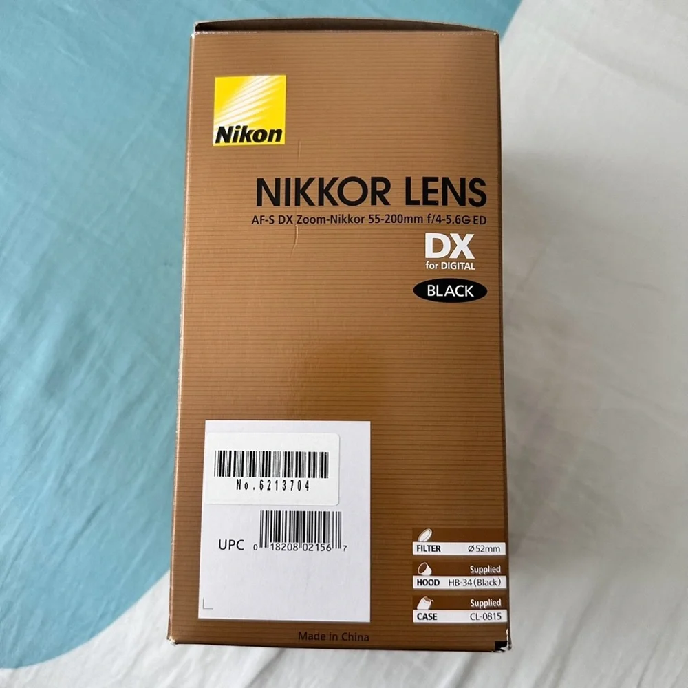 Nikon NIKKOR LENS AF-S DX Zoom-NIKKOR 55-200mm f/4-5.6G ED
